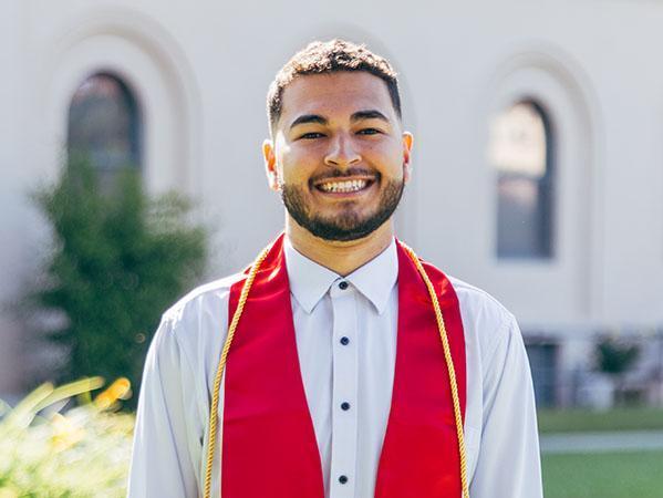 Roberto Mercado in the Mission Gardens